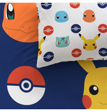 Pokémon Duvet cover Badges - Single - 140 x 200 cm - Cotton