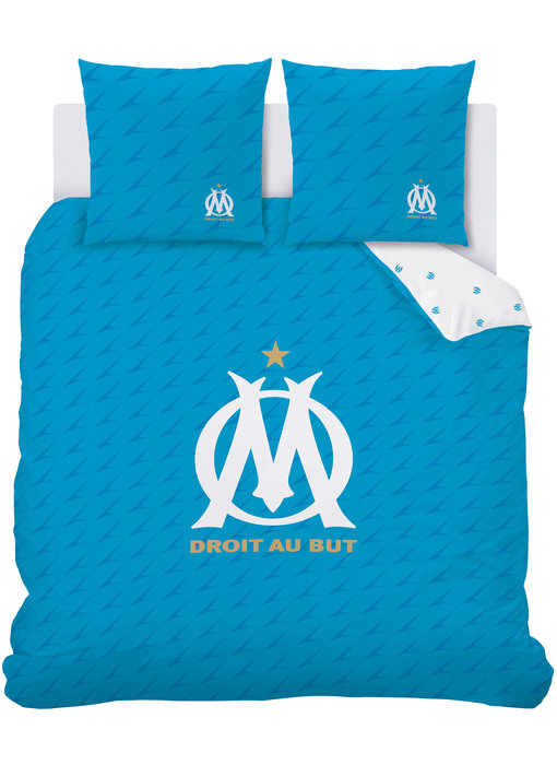 Olympique Marseille Bettbezug Droit au But 240 x 220 cm Baumwolle