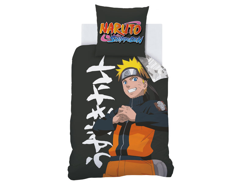 Naruto Bettbezug Uzumaki – Einzelbett – 140 x 200 cm – Baumwolle