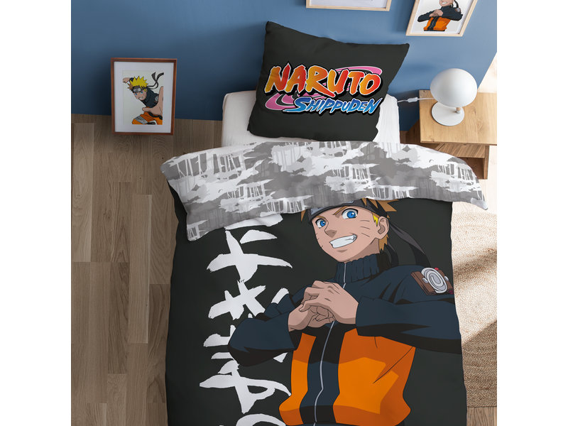 Naruto Bettbezug Uzumaki – Einzelbett – 140 x 200 cm – Baumwolle