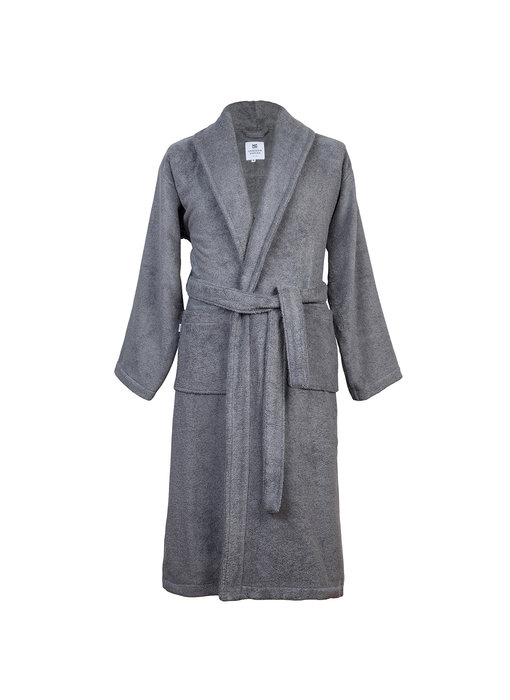 Torres Novas 1845 Textiel Bademantel Grau - Groß - Unisex - Baumwolle