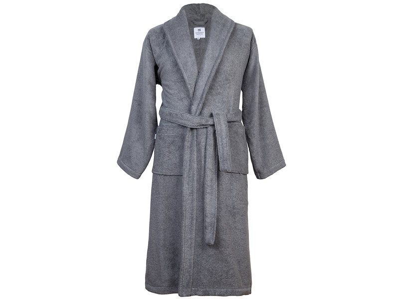 Torres Novas 1845 Bathrobe Gray - Large - Unisex - 100% Cotton