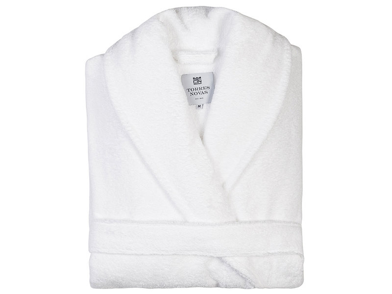 Torres Novas 1845 Textiel Badjas Wit - Large - Unisex - 100% Katoen