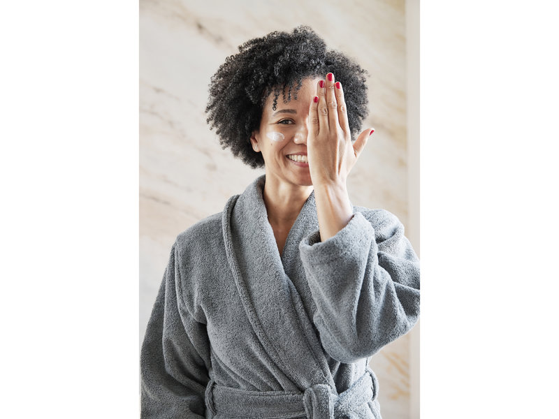 Torres Novas 1845 Textiel Bathrobe Gray - Large - Unisex - 100% Cotton