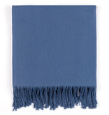 Torres Novas 1845 Textiel Strandtuch Santa Maria, Blau - 200 x 180 cm - 100% Baumwolle