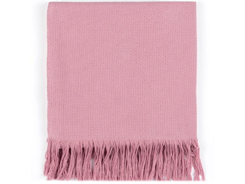 Torres Novas 1845 Textiel Serviette de plage Santa Maria, Vieux Rose - 200 x 180 cm - 100% Coton