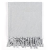 Torres Novas 1845 Serviette de plage Santa Maria, Gris - 200 x 180 cm - 100% Coton