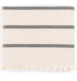 Torres Novas 1845 Textiel Strandtuch Boa-Nova, Schwarz - 70 x 130 cm - 100% Baumwolle