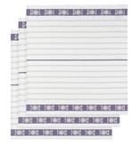 De Witte Lietaer Tea towel BML, Lipstick Lavender - 3 pieces - 65 x 65 cm - Cotton