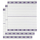 Torchon BML Lavender 3 pièces 65 x 65 cm