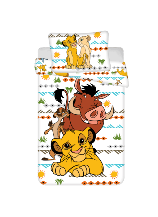 Disney The Lion King Bettbezug Africa 140 x 200 cm Baumwolle