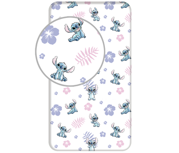 Disney Lilo & Stitch Spannbettlaken Happy 90 x 200 cm Baumwolle