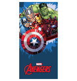 Marvel Avengers Serviette de plage Bleu - 70 x 140 cm - Coton