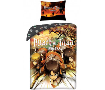 Attack on Titan Duvet cover Eren 140 x 200 cm + 70 x 90 cm Cotton