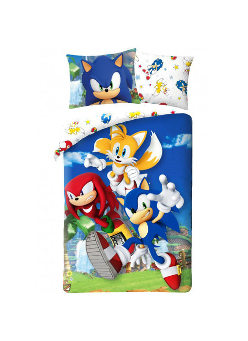 Sonic Duvet cover Team 140 x 200 cm + 70 x 90 cm Cotton