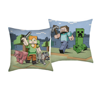 Minecraft Coussin Overworld 40 x 40 cm Polyester