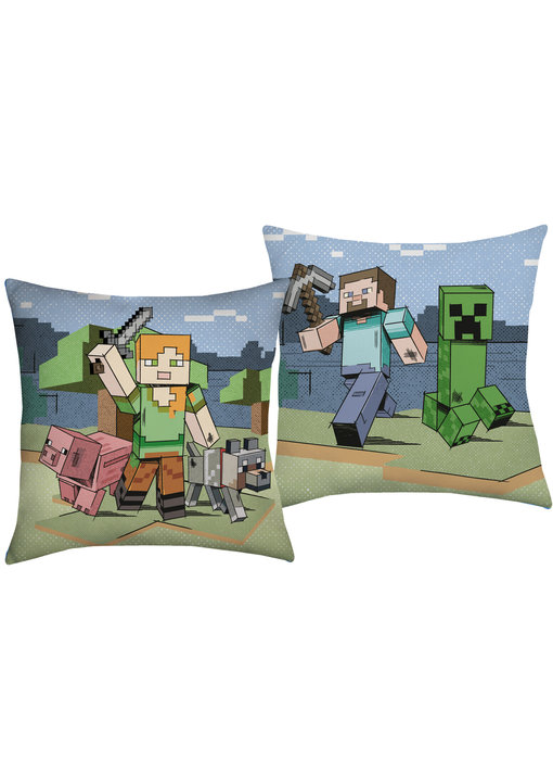 Minecraft Coussin Overworld 40 x 40 cm Polyester