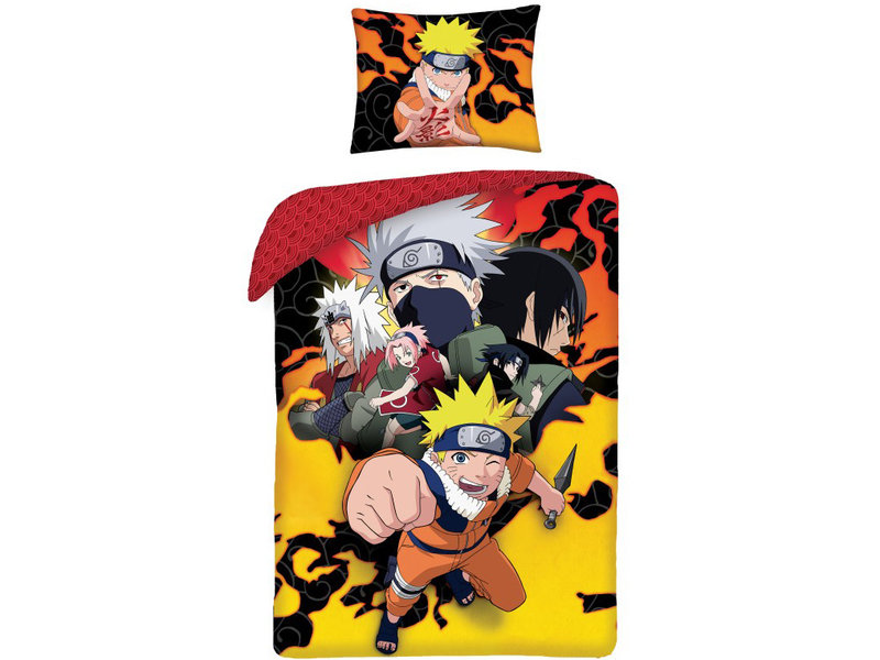 Naruto Bettbezug Squad – Single – 140 x 200 cm – Baumwolle