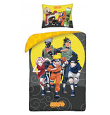 Naruto Bettbezug Ninja Fight - Single - 140 x 200 cm - Baumwolle