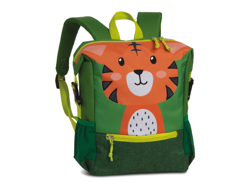 Fabrizio Rucksack, Tiger - 32 x 23/36 x 10 cm - GO GREEN