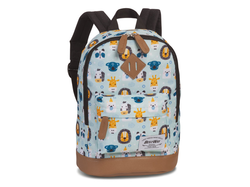 Bestway Kleinkinderrucksack, Zoo - 29 x 21 x 13 cm - Polyester