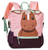 Fabrizio Backpack, Horse - 32 x 23/36 x 10 cm - GO GREEN