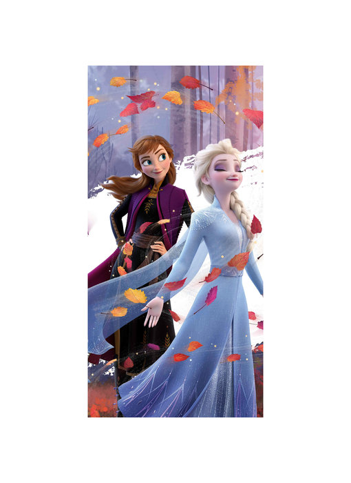 Disney Frozen Serviette de plage Leaves 70 x 140 Coton