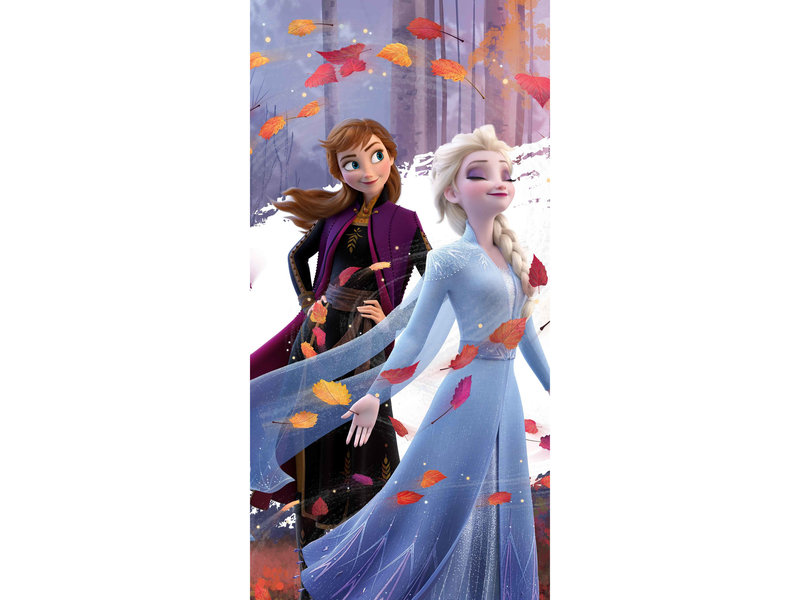 Disney Frozen Beach towel Leaves - 70 x 140 cm - Cotton