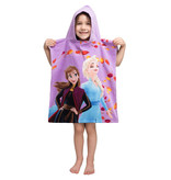 Disney Frozen Poncho / Badecape Leaves - 50 x 115 cm - Baumwolle