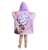 Disney Frozen Poncho / Badecape Leaves - 50 x 115 cm - Baumwolle