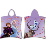 Disney Frozen Poncho / Badcape Leaves - 50 x 115 cm - Katoen