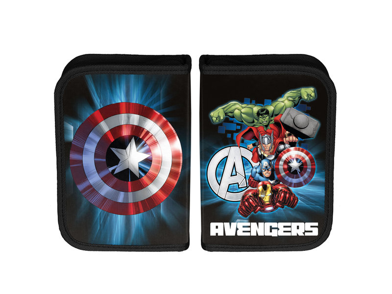 Marvel Avengers Filled Pouch, Heroes - 19.5 x 13 cm - 22 pcs. -Polyester