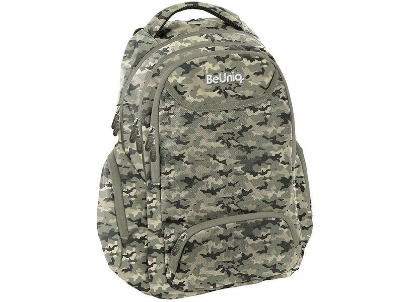 BeUniq Backpack, Camouflage - 40 x 30 x 18 cm - Polyester