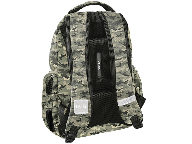 BeUniq Backpack, Camouflage - 40 x 30 x 18 cm - Polyester