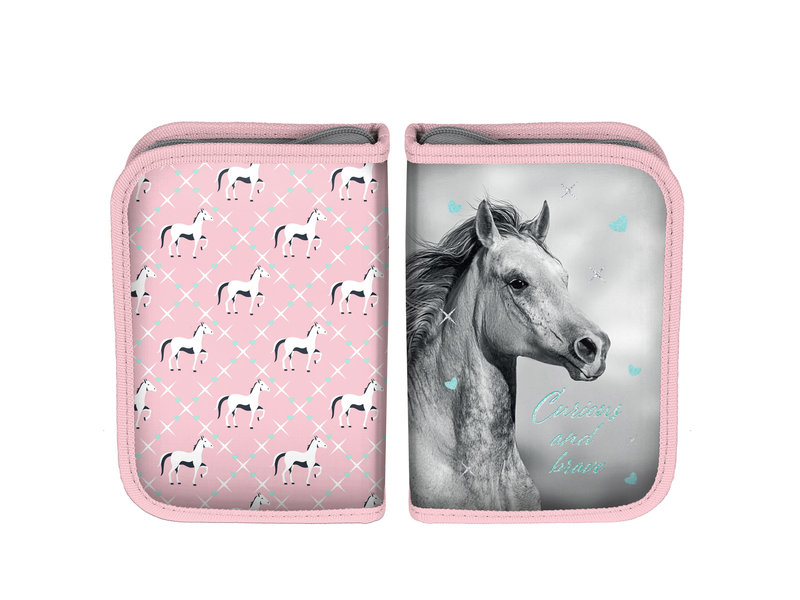 Animal Pictures Gevuld Etui, Brave - 19,5 x 13 cm - 22 st. - Polyester