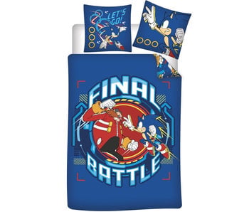 Sonic the Hedgehog Duvet cover Final Battle 140 x 200 cm 65 x65 Cotton
