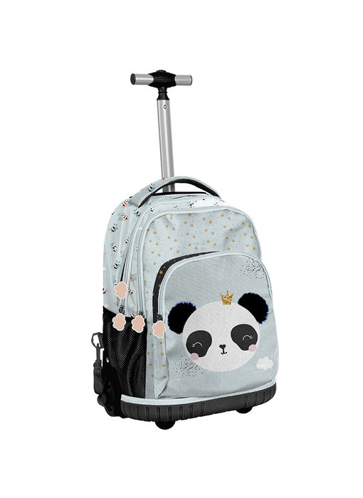 Panda Backpack Trolley Glitter 42 x 31 Polyester
