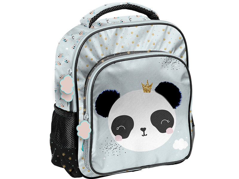 Panda Backpack, Glitter - 32 x 27 x 10 cm - Polyester