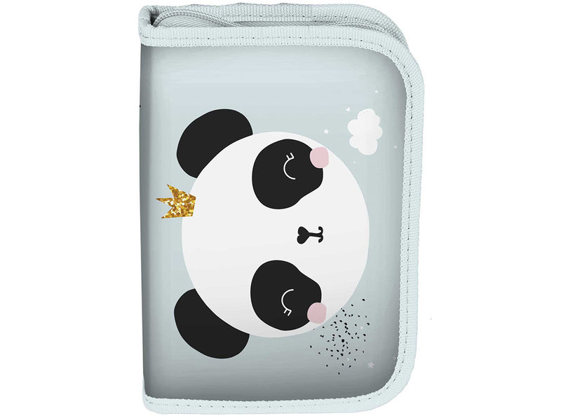 Panda Gefüllte Beutel, Glitter - 19,5 x 13 cm - 22 Stk. -Polyester