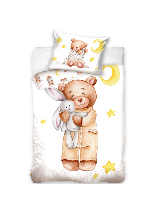 Animal Pictures BABY duvet cover, Bear 100 x 135 cm / 40 x 60 cm Cotton