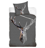 Animal Pictures Duvet cover, Deer - Single - 140 x 200 cm - Cotton