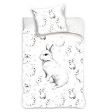 Animal Pictures Duvet cover, Bunnies - Single - 140 x 200 cm - Cotton