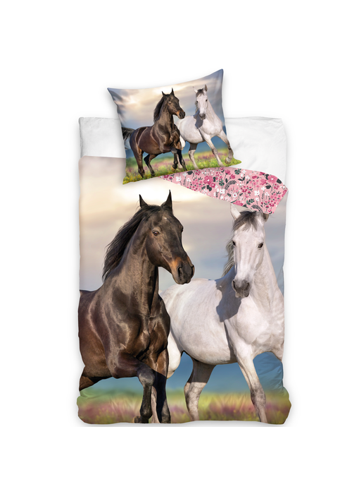 Animal Pictures Duvet cover Horses 140 x 200 cm 70 x 90 cm Cotton