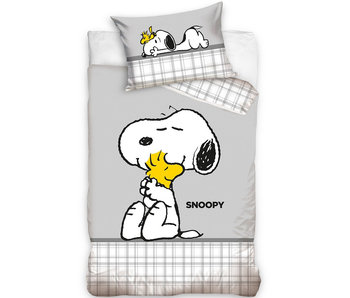 Snoopy Housse de couette BABY, Love 100 x 135 cm Coton
