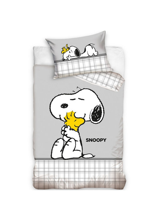 Snoopy BABY-Bettbezug, Love 100 x 135 cm Baumwolle