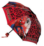 SpiderMan Regenschirm, Web- Ø 90 x 24/55 cm - Polyester