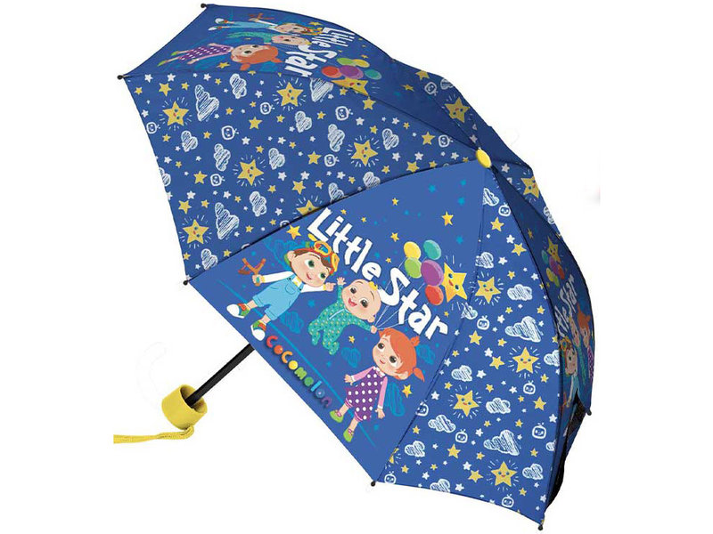 Cocomelon Paraplu, Little Star - Ø 90 x 24/55 cm - Polyester