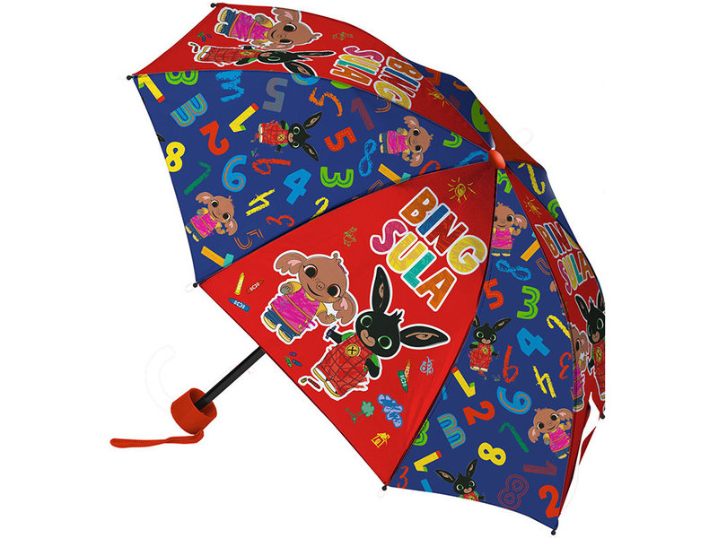 Bing Bunny Parapluie, Friends - Ø 90 x 24/55 cm - Polyester