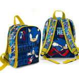 Sonic the Hedgehog Sac à dos enfant, Let's Go - 30 x 25 x 10 cm - Polyester