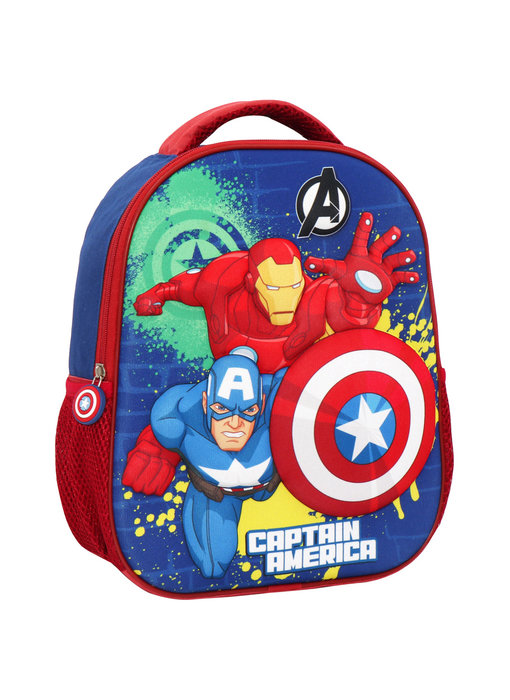 Marvel Avengers 3D Backpack, Captain America 32 x 26 cm EVA polyester
